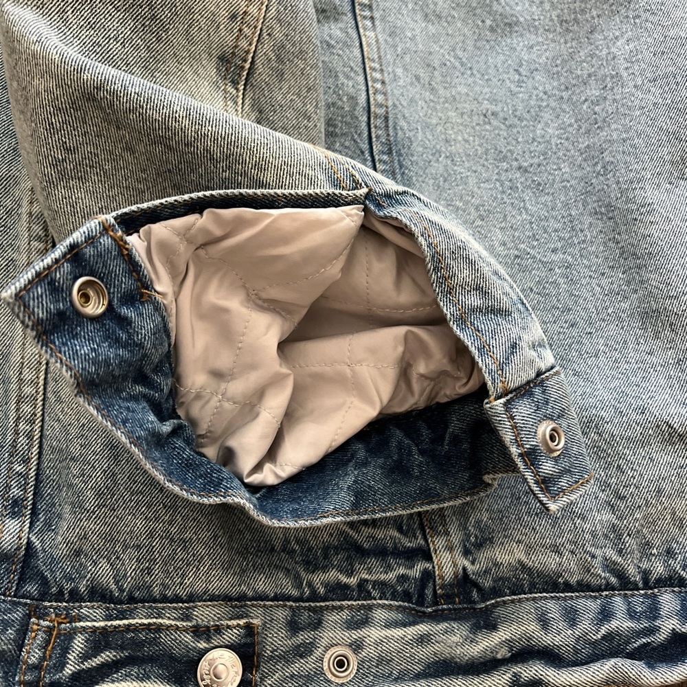 We the Free “Wild Ones” Sherpa-lined Trucker Jacket - Picture 6 of 6